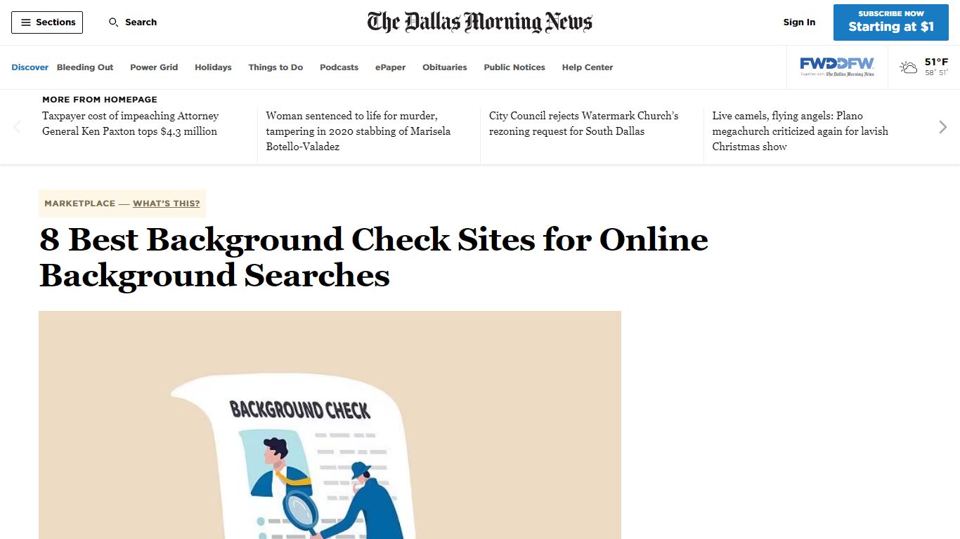 8 Best Background Check Sites for Online Background Searches - Dallas News